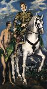 El Greco St Martin and the Beggar oil painting on canvas
